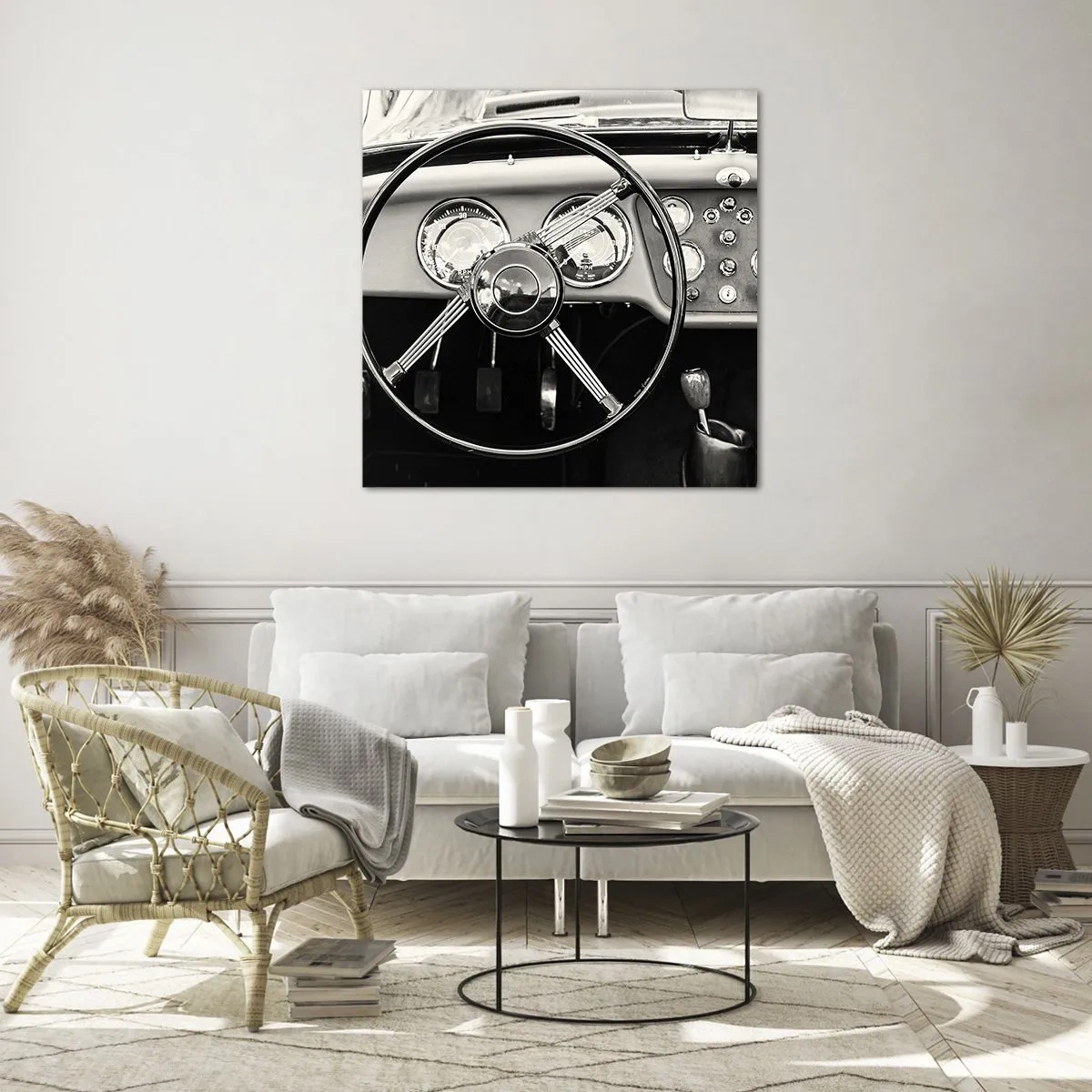 Billede på glas - En drøm for samlere - 30x30 cm