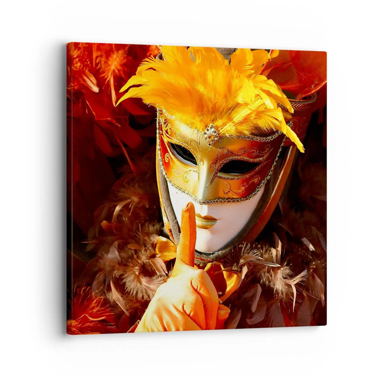 Lærredstryk - Billede på lærred - Mystik er en del af spillet - 30x30 cm