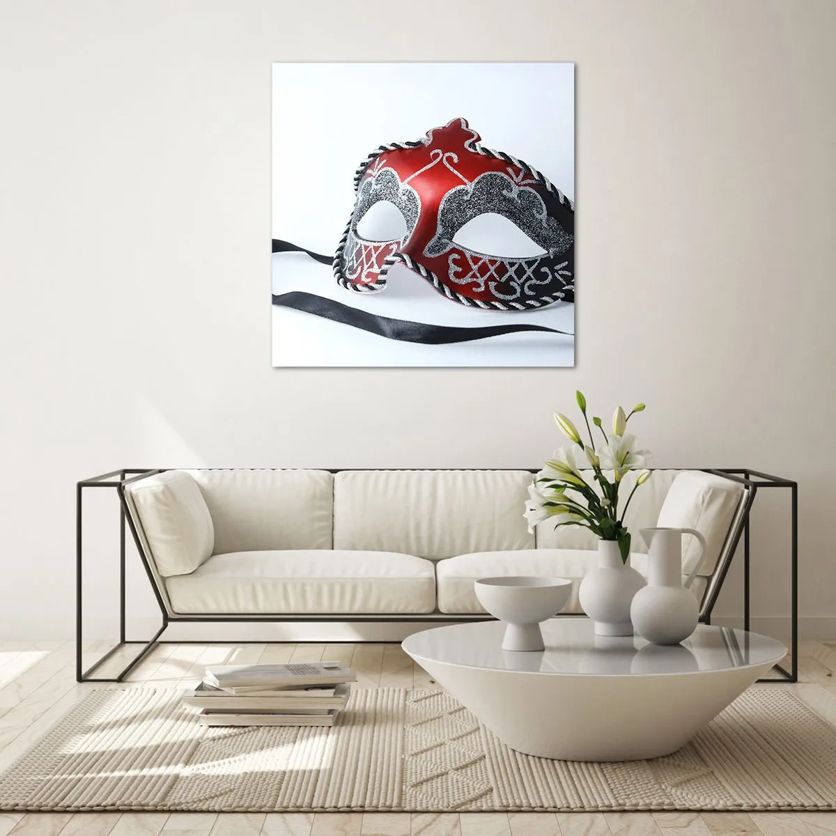 Billede på glas - Invitation til ballet - 30x30 cm